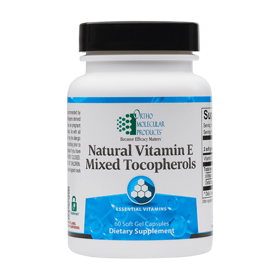 Natural Vitamin E Mixed Tocopherols 60 Ct (OMP)